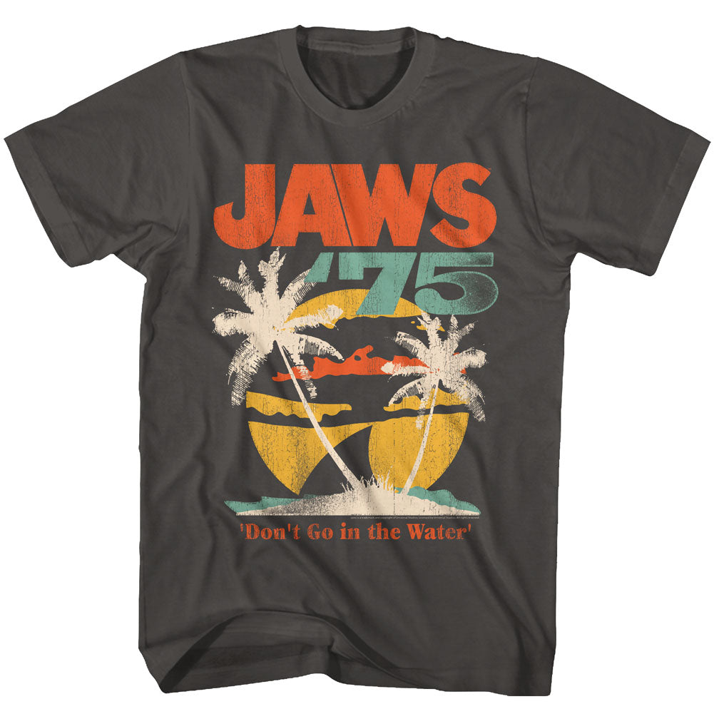 Jaws Mens S/S T-Shirt - Jaws75 - Solid Smoke Hoodie, Sweatshirt | CiraTrend.com