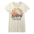 Jaws Youth S/S T-Shirt - Amity Surfing - Solid Natural Hoodie, Sweatshirt | CiraTrend.com