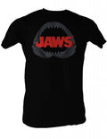 Jaws Mens S/S T-Shirt - Shark Jaw - Solid Black Hoodie, Sweatshirt | CiraTrend.com