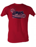 Jaws Mens S/S T-Shirt - Orca 75 - Solid Red Hoodie, Sweatshirt | CiraTrend.com