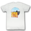 Jaws Mens S/S T-Shirt - King Of The Beach - Solid White Hoodie, Sweatshirt | CiraTrend.com