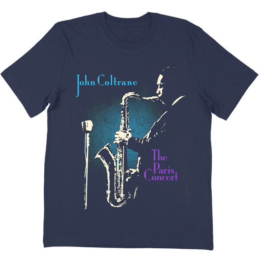 John Coltrane Paris Concert T-Shirt In Navy