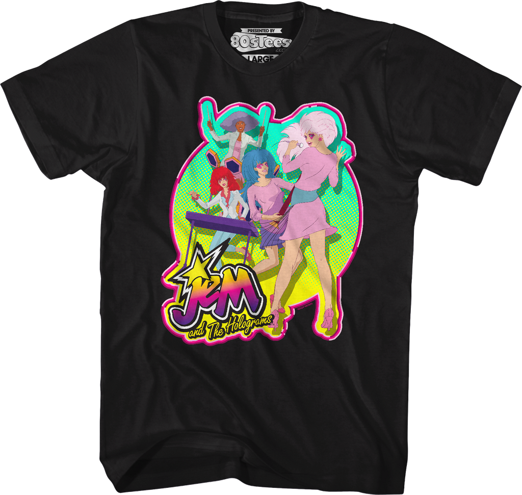 Rock Band Jem And The Holograms T-Shirt Hoodie, Sweatshirt | CiraTrend.com (Image 5)