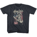 Jimi Hendrix S S Flag Hendrix Heather Navy Heather T-Shirts, Hoodie, Sweatshirt