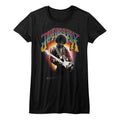 Jimi Hendrix Girls Juniors S/S T-Shirt - Jimi Hendrix - Solid Black Hoodie, Sweatshirt | CiraTrend.com