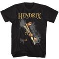 Jimi Hendrix In Gold Official T-Shirt Hoodie, Sweatshirt | CiraTrend.com