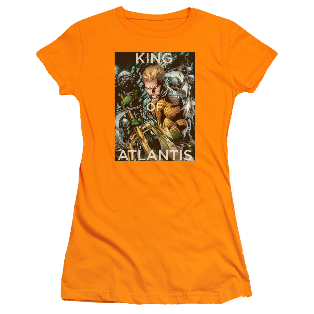Aquaman King Of Atlantis - Juniors T-Shirt Hoodie, Sweatshirt | CiraTrend.com