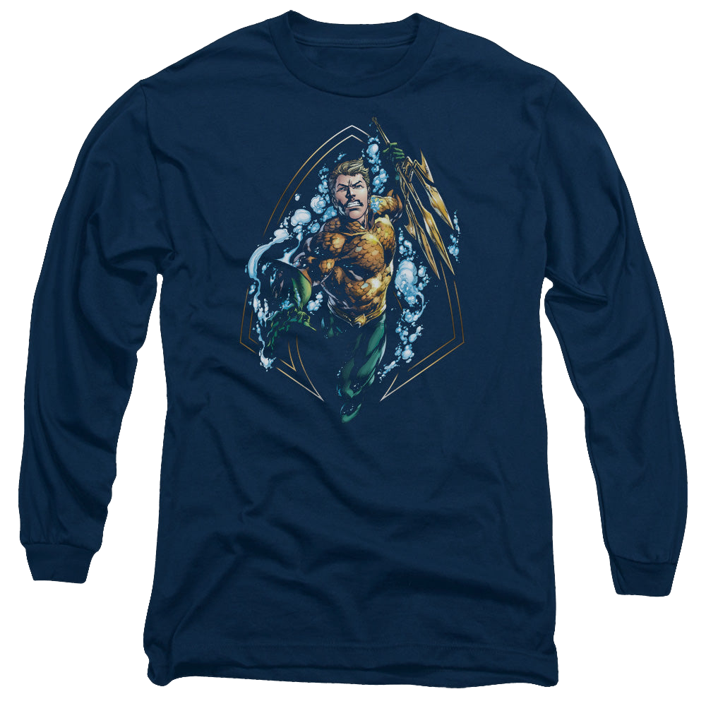 Aquaman Thrashing - Men's Long Sleeve T-Shirt Hoodie, Sweatshirt | CiraTrend.com