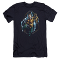 Aquaman Thrashing - Men's Premium Slim Fit T-Shirt Hoodie, Sweatshirt | CiraTrend.com