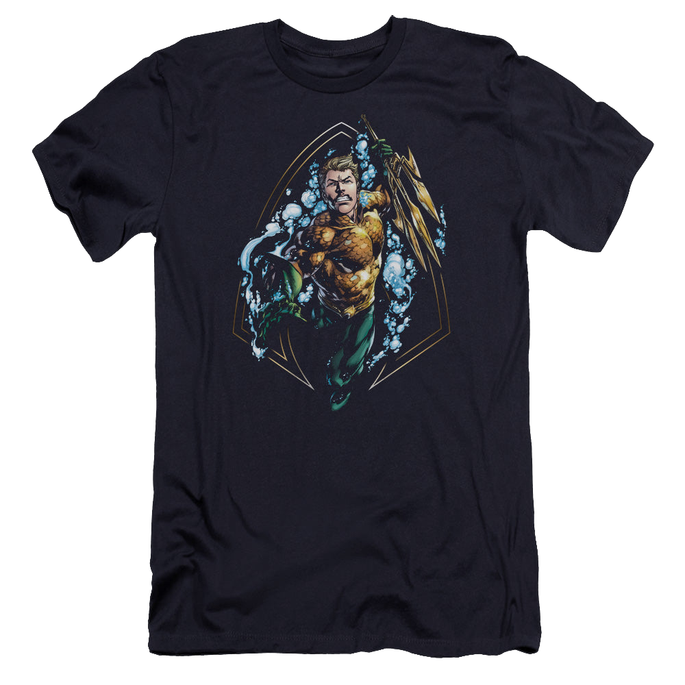 Aquaman Thrashing - Men's Premium Slim Fit T-Shirt Hoodie, Sweatshirt | CiraTrend.com
