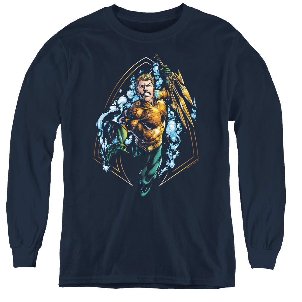Aquaman Thrashing - Youth Long Sleeve T-Shirt Hoodie, Sweatshirt | CiraTrend.com
