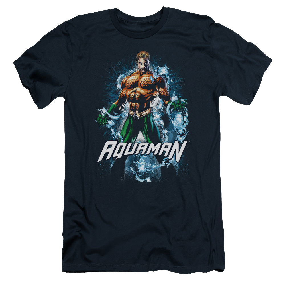 Aquaman Water Powers - Men's Slim Fit T-Shirt Hoodie, Sweatshirt | CiraTrend.com