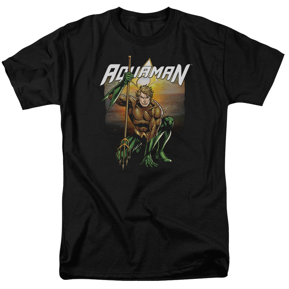 Aquaman Beach Sunset - Men's Regular Fit T-Shirt Hoodie, Sweatshirt | CiraTrend.com