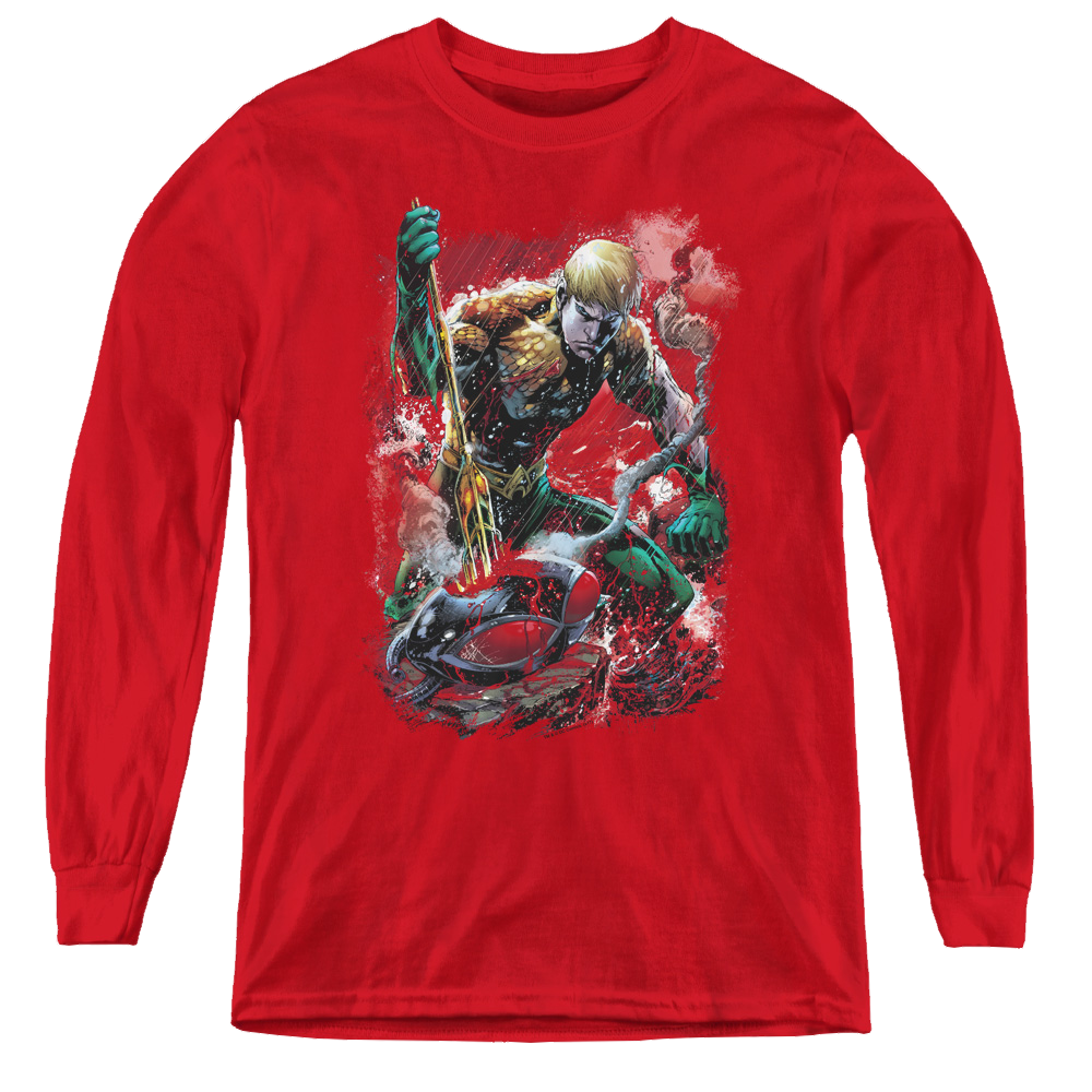 Aquaman Finished - Youth Long Sleeve T-Shirt Hoodie, Sweatshirt | CiraTrend.com
