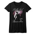 Billy Joel Girls Juniors S/S T-Shirt - Piano Man - Solid Black Hoodie, Sweatshirt | CiraTrend.com