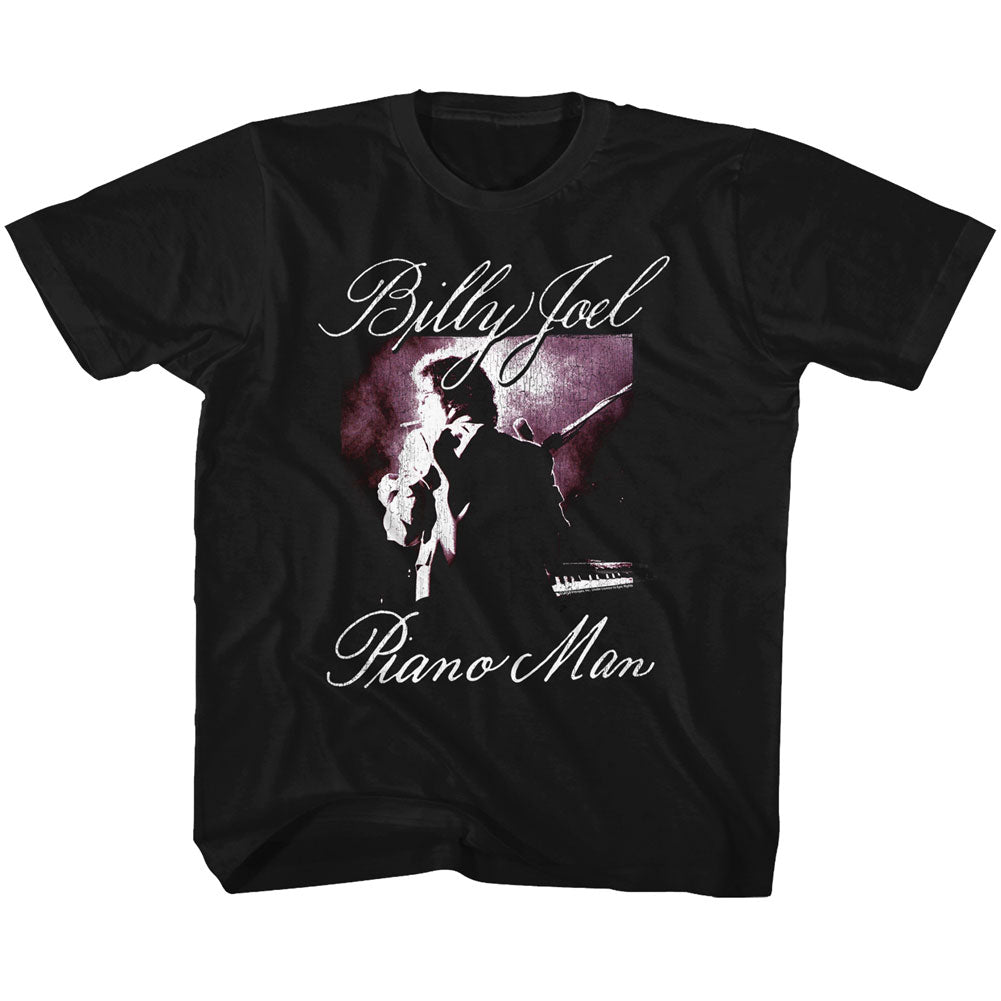 Billy Joel Toddler S/S T-Shirt - Piano Man - Solid Black Hoodie, Sweatshirt | CiraTrend.com