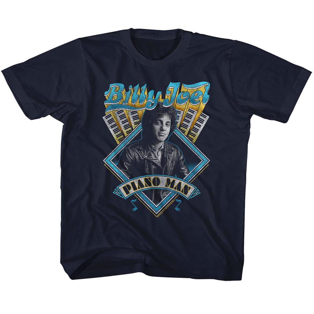 Billy Joel Toddler S/S T-Shirt - Billy Joel - Solid Navy Hoodie, Sweatshirt | CiraTrend.com