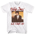Billy Joel Mens S/S T-Shirt - 81 Tour - Solid White Hoodie, Sweatshirt | CiraTrend.com
