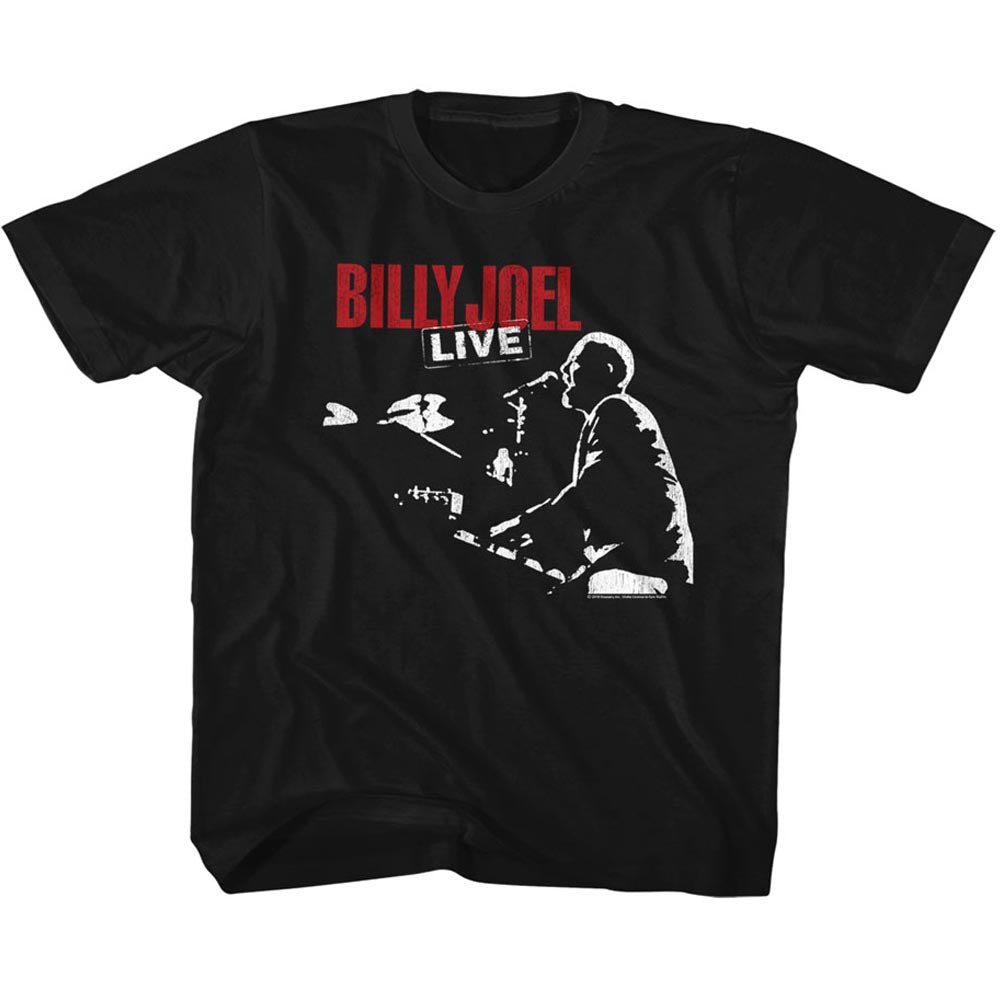 Billy Joel Youth S/S T-Shirt - 81 Tour - Solid Black Hoodie, Sweatshirt | CiraTrend.com
