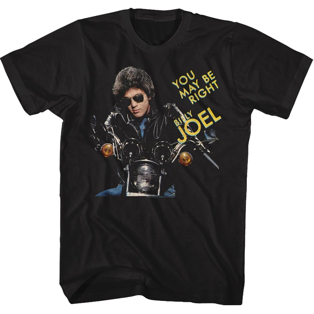 Billy Joel Mens S/S T-Shirt - You May Be Right - Solid Black Hoodie, Sweatshirt | CiraTrend.com