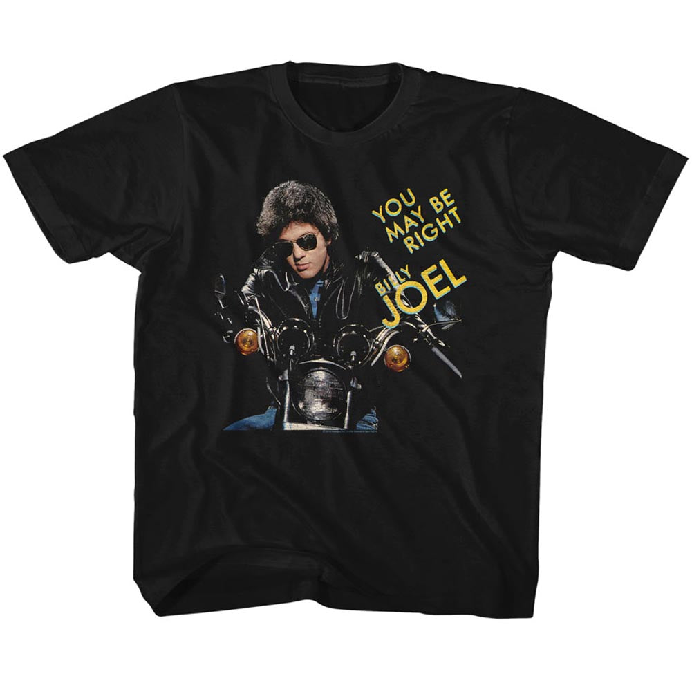Billy Joel Youth S/S T-Shirt - You May Be Right - Solid Black Hoodie, Sweatshirt | CiraTrend.com