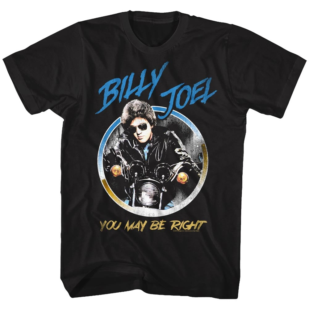 Billy Joel Mens S/S T-Shirt - You May Be Right - Solid Black Style001 Hoodie, Sweatshirt | CiraTrend.com