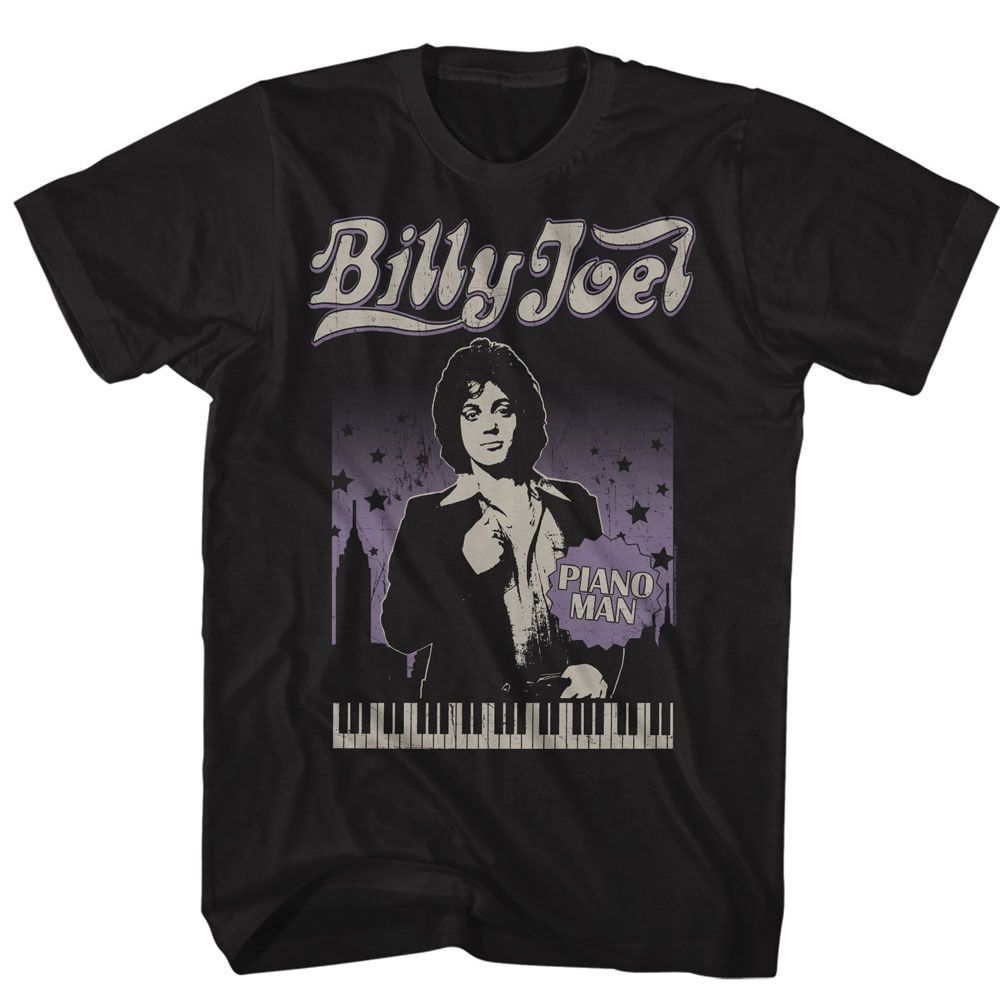 Billy Joel City Scape With Stars Official T-Shirt Hoodie, Sweatshirt | CiraTrend.com