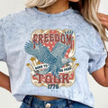 JULY 4TH SHIRT, FREEDOM TOUR 3 SHIRT, 4TH OF JULY MEN SHIRT, UNISEX COTTON SHIRT, OVERSIZED HOLIDAY SUMMER SHIRT Comfort Fabric