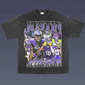 JUSTIN JEFFERSON 1.4 VINTAGE TEE | AMERICAN FOOTBALL | GIFT FOR FAN Hoodie, Sweatshirt | CiraTrend.com