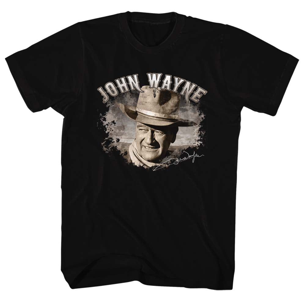 John Wayne Mens S/S T-Shirt - Poppin Out - Solid Black Hoodie, Sweatshirt | CiraTrend.com