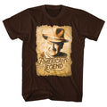 John Wayne Mens S/S T-Shirt - Legend - Solid Dark Chocolate Hoodie, Sweatshirt | CiraTrend.com