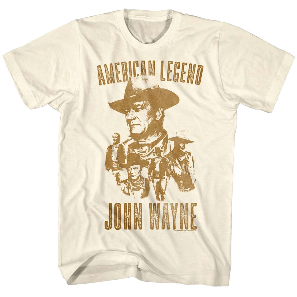 John Wayne Mens S/S T-Shirt - John Wayne - Solid Natural Hoodie, Sweatshirt | CiraTrend.com