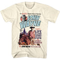 John Wayne Mens S/S T-Shirt - Makeitwayne - Solid Natural Hoodie, Sweatshirt | CiraTrend.com