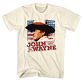John Wayne Mens S/S T-Shirt - Jw - Solid Natural Hoodie, Sweatshirt | CiraTrend.com