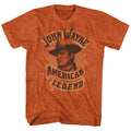 John Wayne Mens S/S T-Shirt - Banner - Heather Antique Orange Heather Hoodie, Sweatshirt | CiraTrend.com