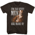 John Wayne Mens S/S T-Shirt - The Stuff - Solid Dark Chocolate Hoodie, Sweatshirt | CiraTrend.com