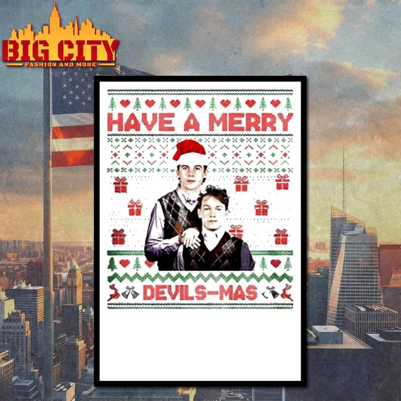 Jack Hughes Luke Hughes New Jersey Ice Hockey Have A Merry Devils Ugly Mas shirt