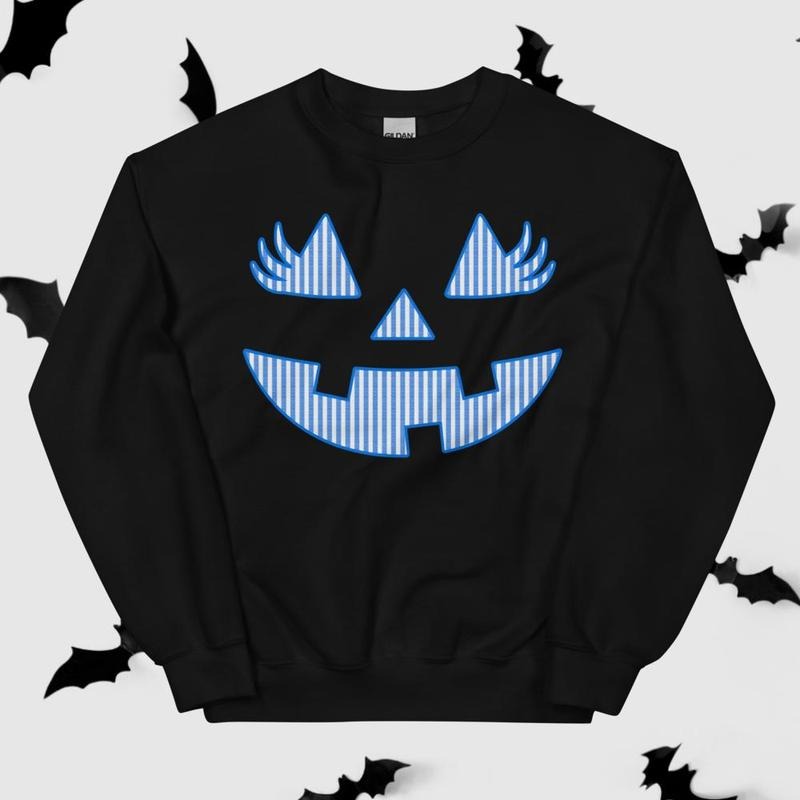 Jack-O-Lantern Halloween Sweatshirt, Spooky shirt, Party Shirt, Unisex Crewneck Hoodie | CiraTrend.com