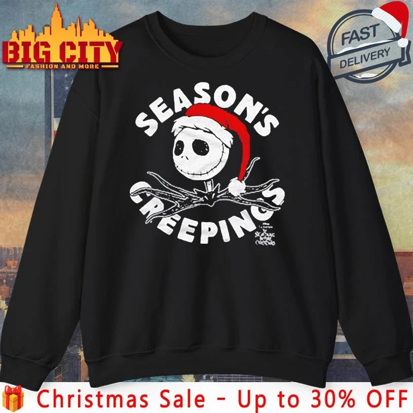 Jack Skellington Christmas Season’s Creepings shirt