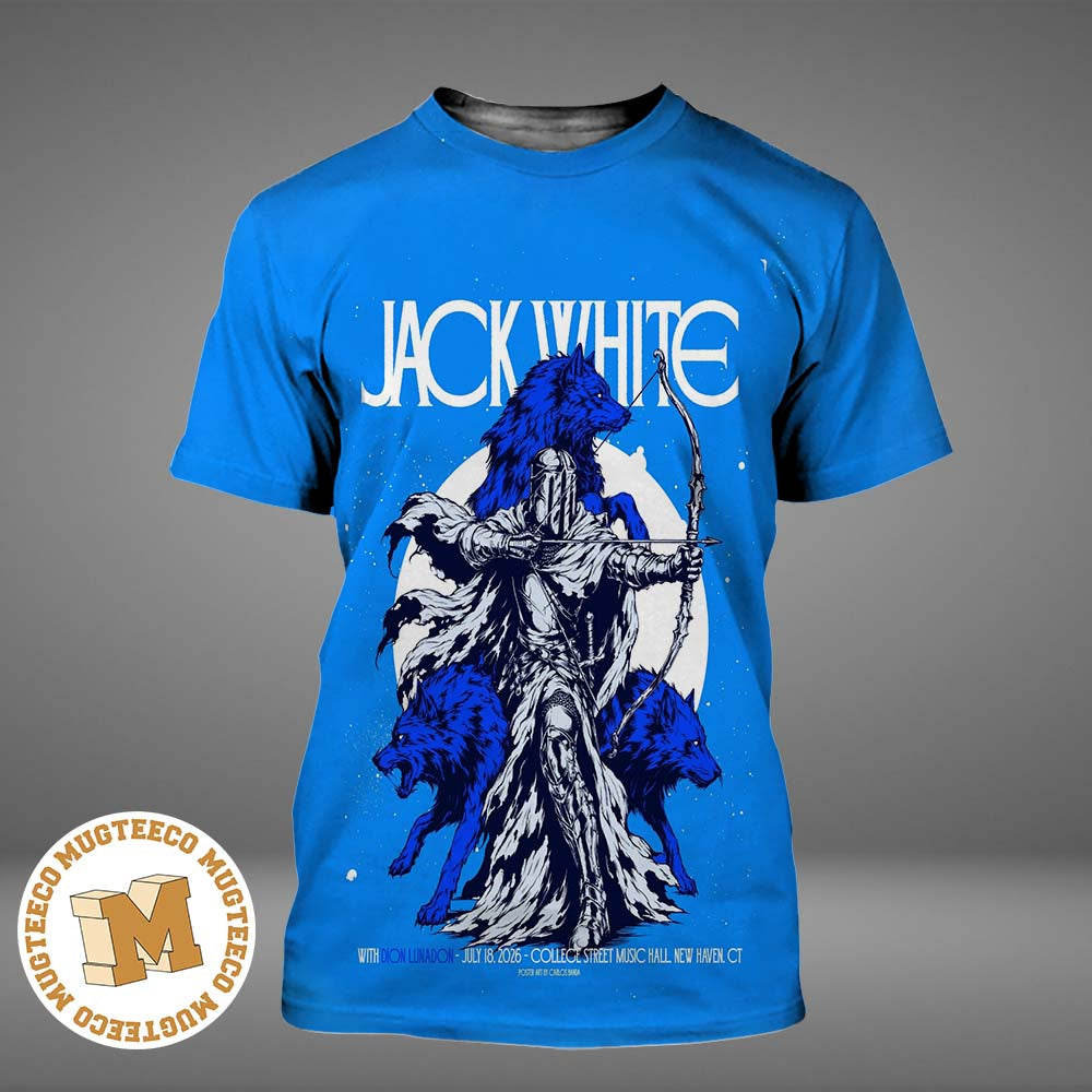 Jack White New Haven CT Event Poster At College Street Music Hall On July 18 2026 All Over Print Shirt