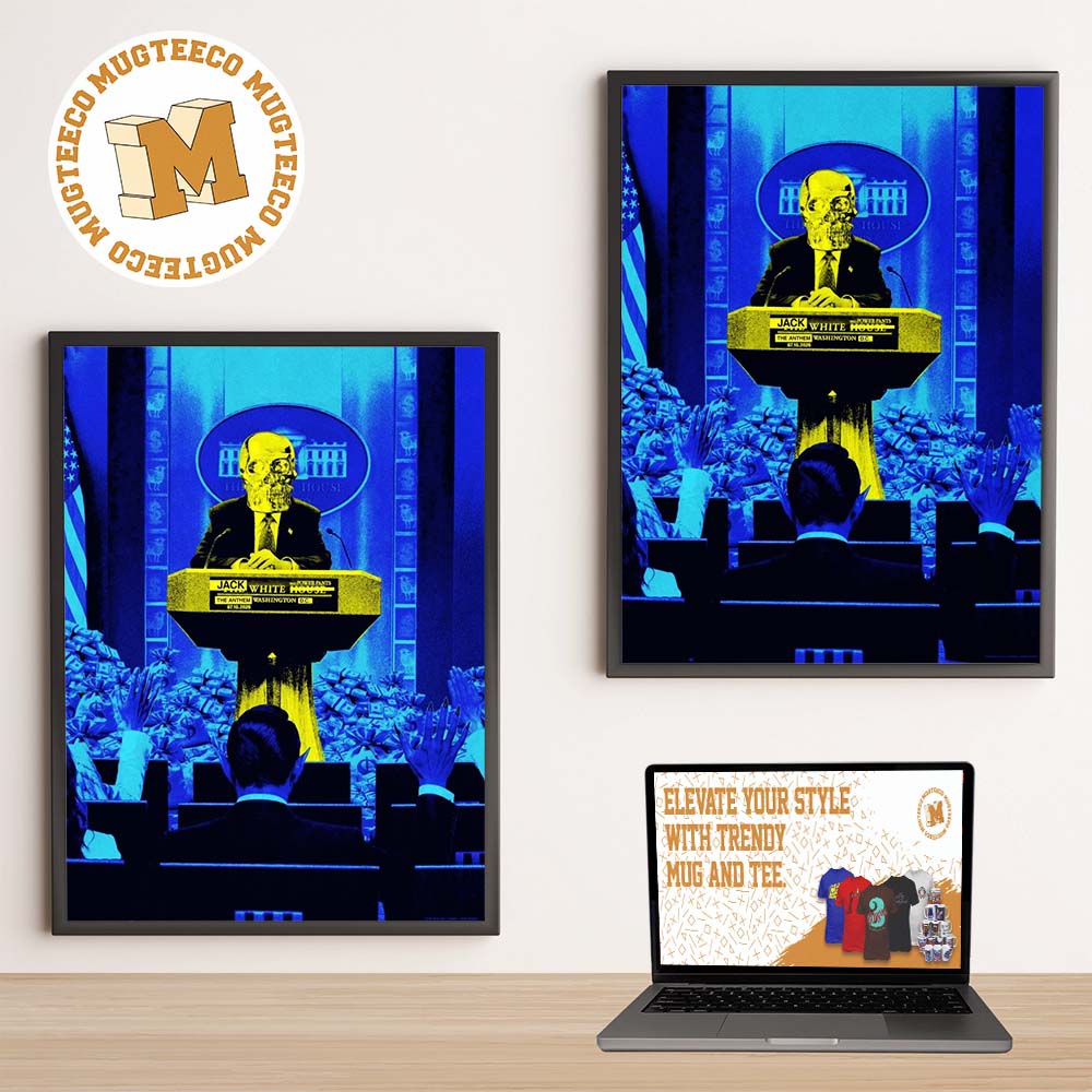 Jack White Washington D.C 2026 Event Poster At The Anthem On July 10 2026 Home Decor Cavas