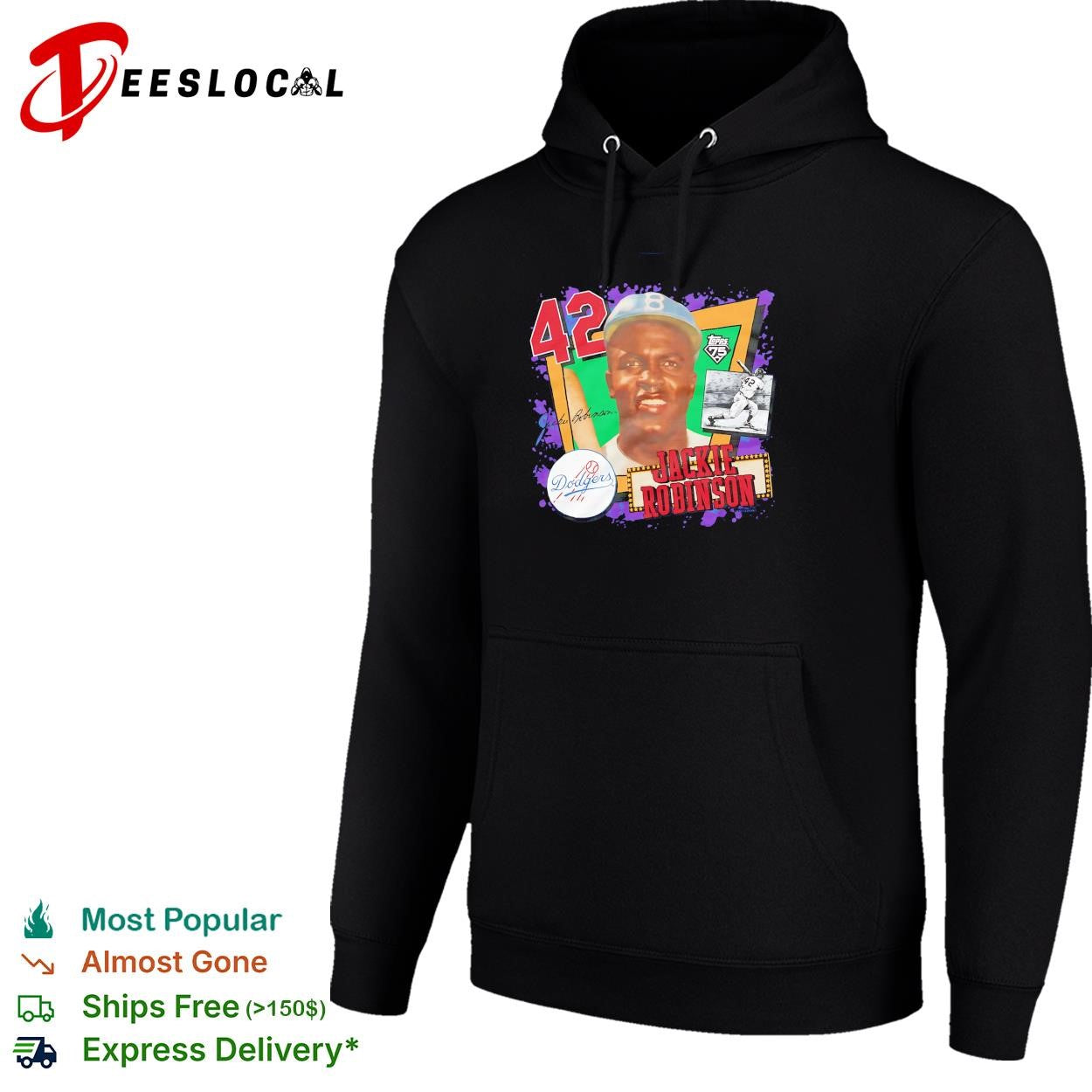 Jackie Robinson Brooklyn Dodgers baseball card signature shirt