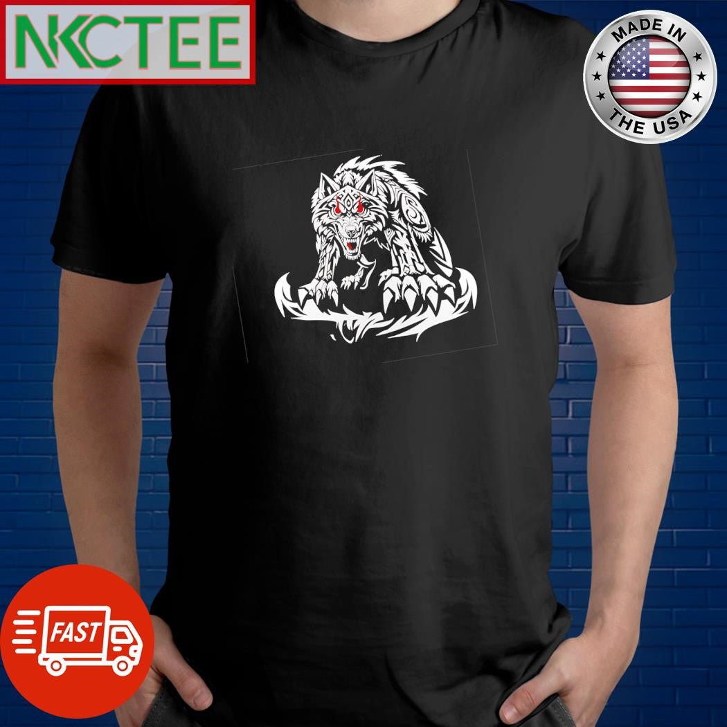 Jacob Fatu Wolf pattern shirt