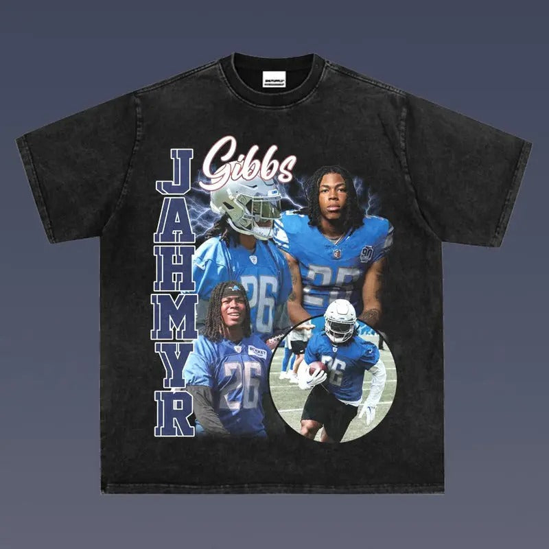 Jahmyr Gibbs 1.0 Tee | Vintage Tee | Gift For Fan Hoodie, Sweatshirt | CiraTrend.com