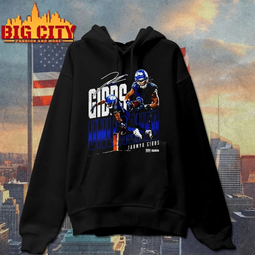 Jahmyr Gibbs Detroit Lions Unleashed signature shirt