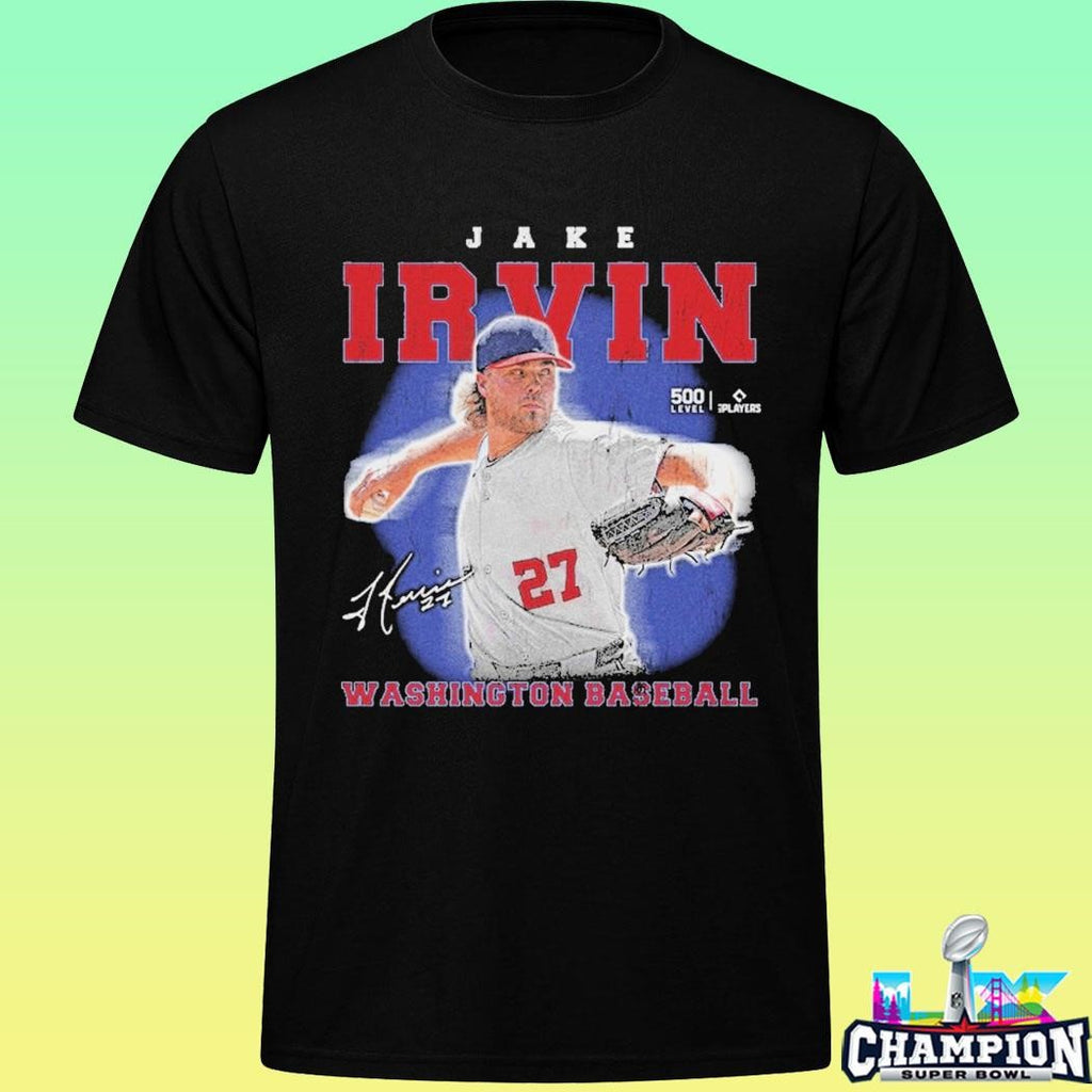 Jake Irvin Washington Stacked Shirt