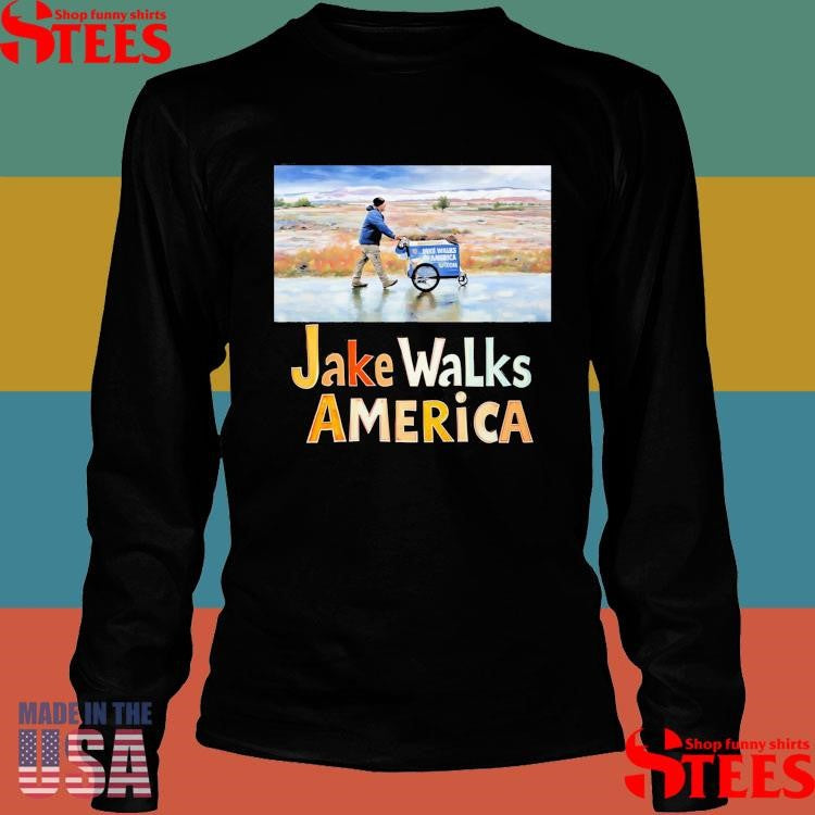 Jake Walks America Painterly Walk T-shirt