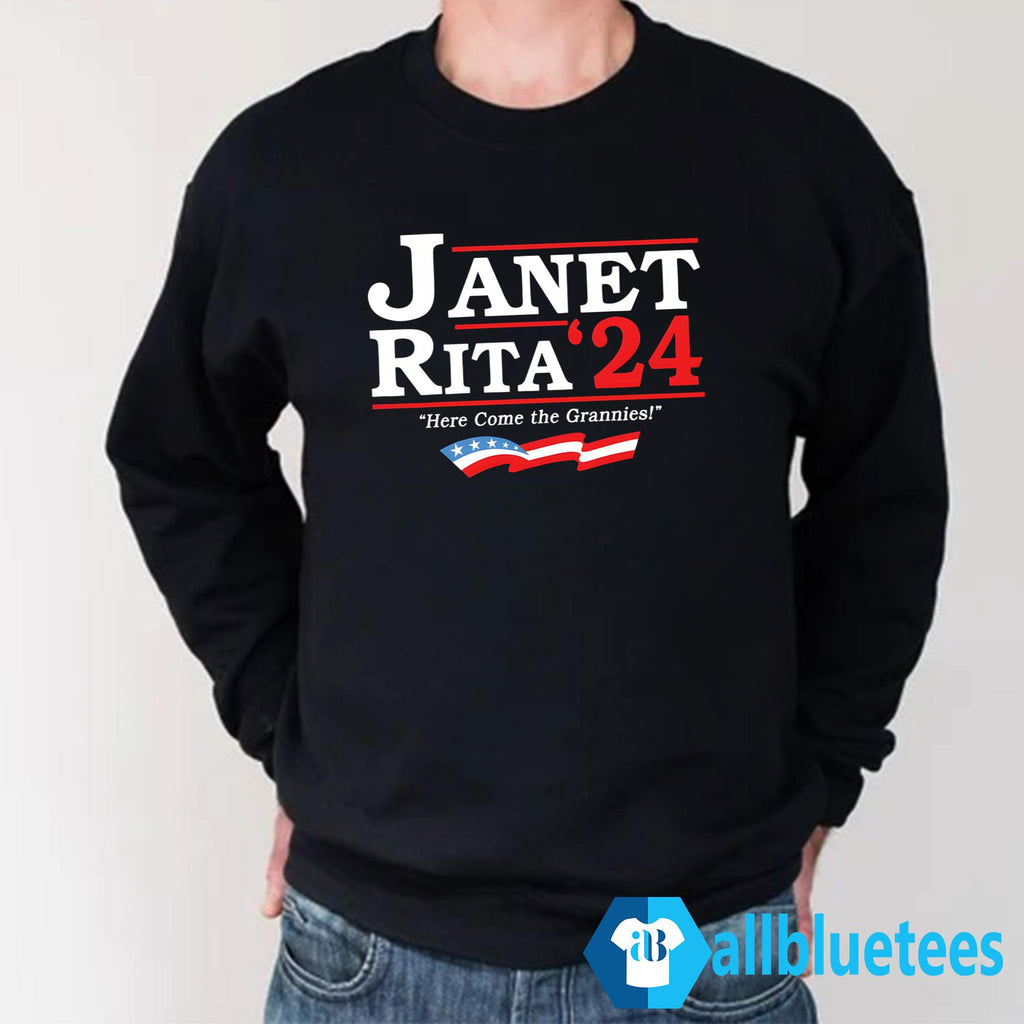 Janet Rita 2024 Here Come The Grannies Shirt
