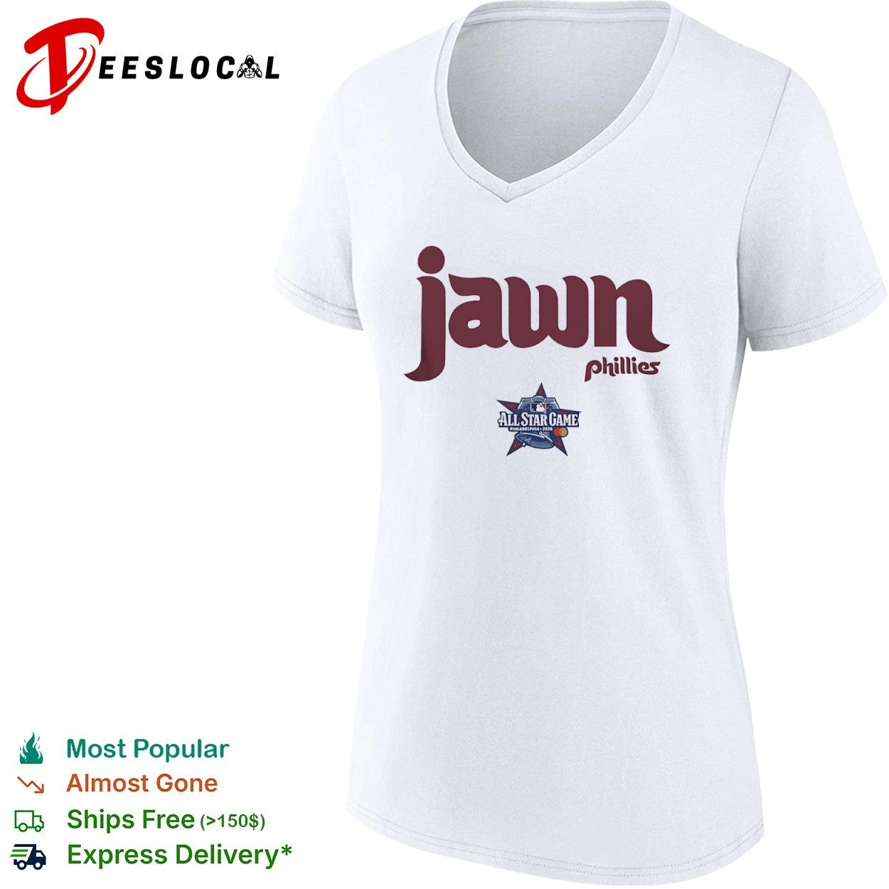 Jawn Philadelphia Phillies 2026 MLB All-Star Game shirt