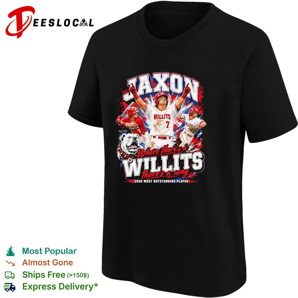 Jaxon Willits Where theres a Willits theres a way 2026 Most Outstanding Player shirt